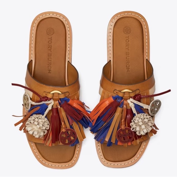 Tory Burch MILLER TASSEL SLIDE - Picture 4 of 11